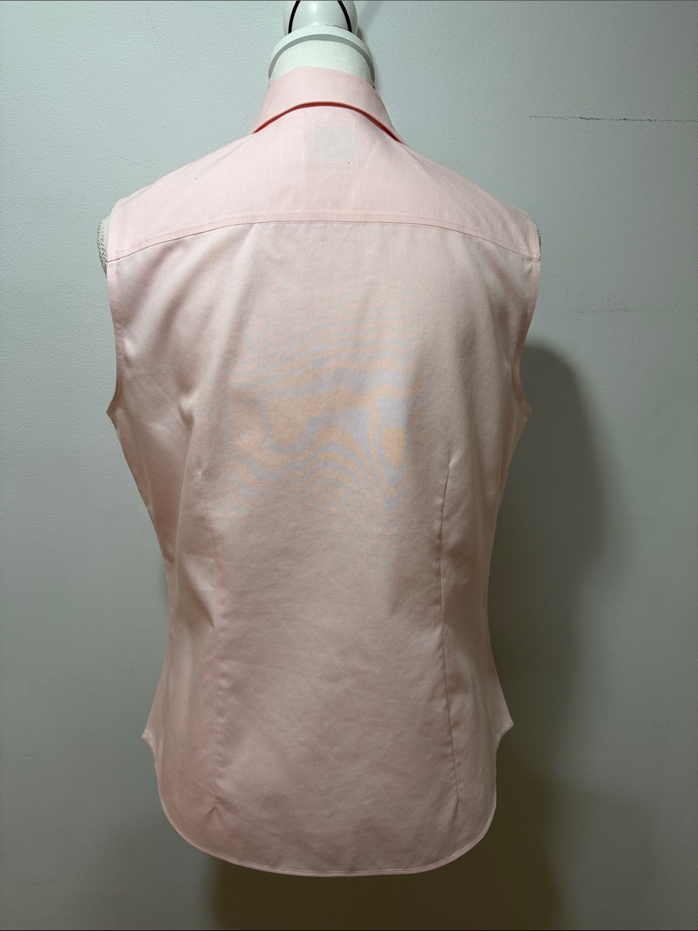 Brooks Brothers Womens Petite 10 Sleeveless Button Down Preppy Shirt Coastal Top - Picture 2 of 8